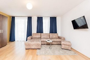 Living area in a private apartment Wien