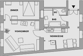 Wohnungsaufteilung