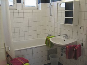 Bathroom with tub