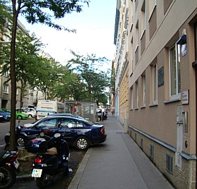 schöne Straße in Wien