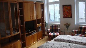 Schlafzimmer mit Einbauschrank